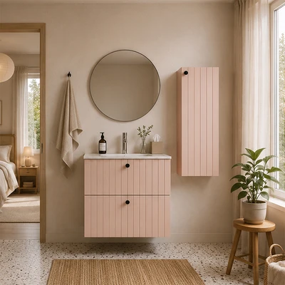 Gambar Informa Helsinki Kabinet Kamar Mandi - Pink