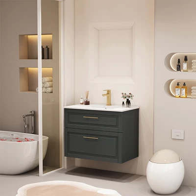 Gambar Informa Hugo Kabinet Kamar Mandi - Abu-Abu