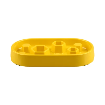 Gambar Pet Kingdom Tempat Makan Hewan Slow Feeder Honeycomb - Kuning