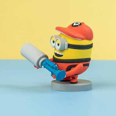 Gambar Yolopark Despicable Me 4 Minifigure Minions Workwear Phil 8 Cm - Kuning