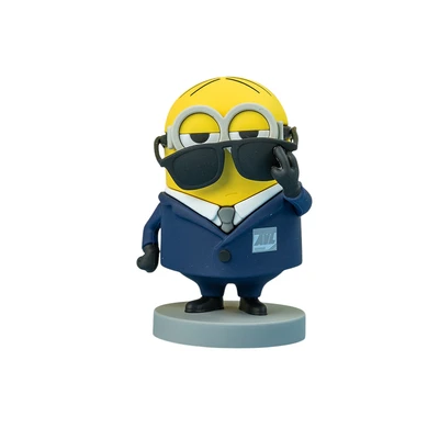 Gambar Yolopark Despicable Me 4 Minifigure Minions Agent Dave 8 Cm - Kuning