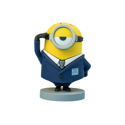 Gambar Yolopark Despicable Me 4 Minifigure Minions Agent Jerry 8 Cm - Kuning