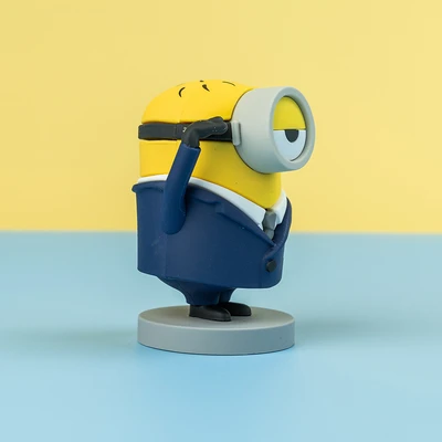 Gambar Yolopark Despicable Me 4 Minifigure Minions Agent Jerry 8 Cm - Kuning