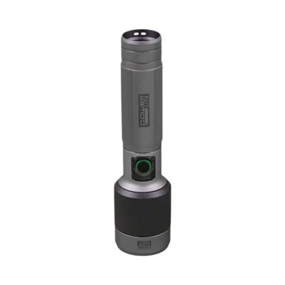 Gambar Powerlite Senter Aluminium Rechargeable 30 Watt 1500 Lumen - Silver