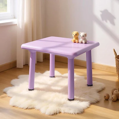 Gambar Paso Meja Anak Square - Ungu Muda