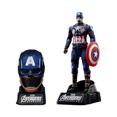 Gambar Top Gear Morstorm Action Figure Deformation Captain America - Biru