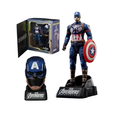 Gambar Top Gear Morstorm Action Figure Deformation Captain America - Biru