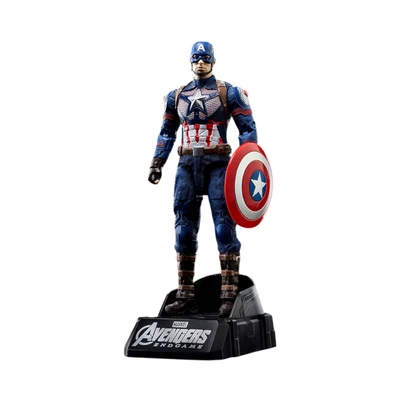 Gambar Top Gear Morstorm Action Figure Deformation Captain America - Biru