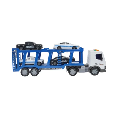Gambar Cruzer 1:18 Set City Action Friction Double Deck Truck - Mix