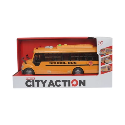 Gambar Cruzer 1:16 City Action School Bus - Kuning