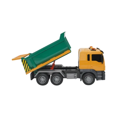 Gambar Cruzer 1:14 City Action Friction Dump Truck - Hijau/kuning