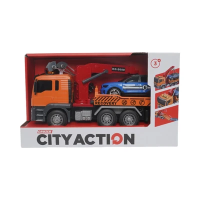 Gambar Cruzer 1:14 Set City Action Friction Tow Truck - Mix