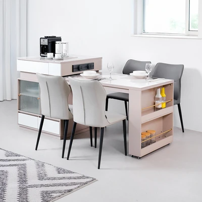 Gambar Informa Tyrion Meja Dapur - Krem Beige