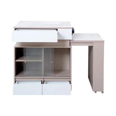 Gambar Informa Tyrion Meja Dapur - Krem Beige