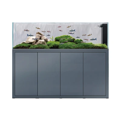 Gambar Fishland Set Aquarium & Kabinet - Hitam