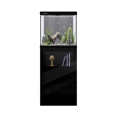 Gambar Fishland Set Aquarium & Kabinet - Hitam