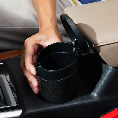 Gambar Otto Klasse Tempat Sampah Mobil Mini Synthetic Leather - Hitam