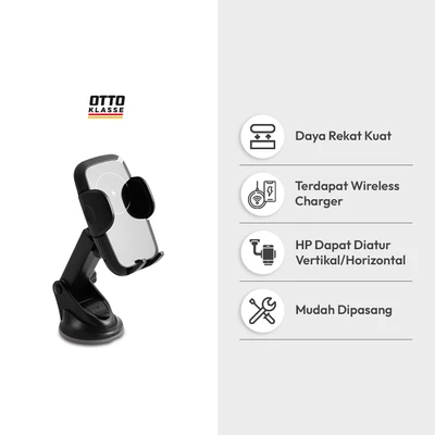 Gambar Otto Klasse Charger Mobil Wireless - Hitam