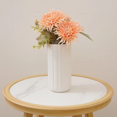 Gambar Informa Bunga Artifisial Chrysanthemum Bunch 27x18x41 cm - Peach