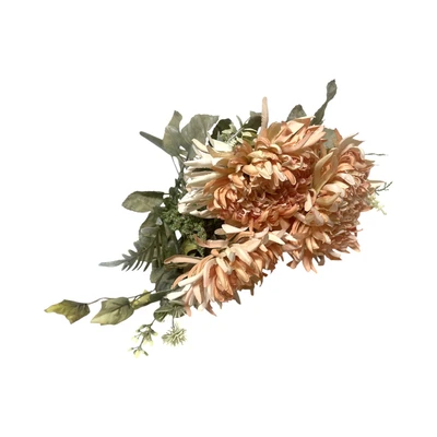 Gambar Informa Bunga Artifisial Chrysanthemum Bunch 27x18x41 cm - Peach