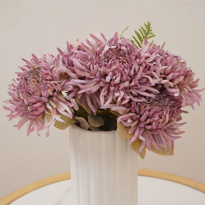 Gambar Informa Bunga Artifisial Chrysanthemum Bunch 27x18x41 cm - Ungu