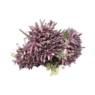 Gambar Informa Bunga Artifisial Chrysanthemum Bunch 27x18x41 cm - Ungu