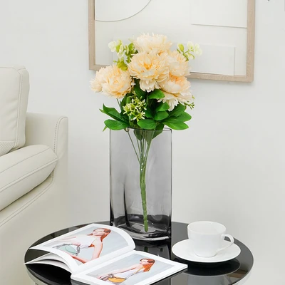 Gambar Informa Bunga Artifisial Peony 23x23x48 cm - Peach