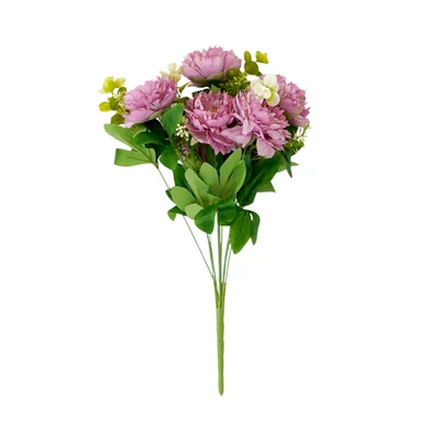 Gambar Informa Bunga Artifisial Peony 23x23x48 cm - Ungu