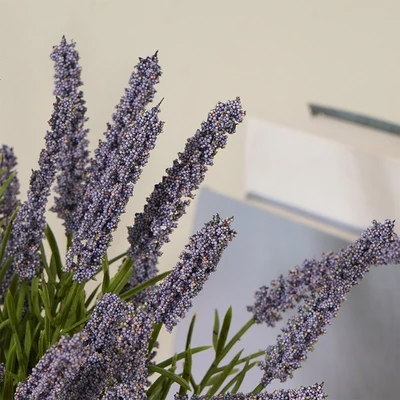 Gambar Informa Bunga Artifisial Lavender 28x18x45 cm - Ungu