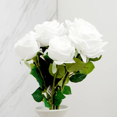 Gambar Informa Bunga Artifisial Rose 20x16x67 cm - Putih
