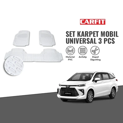Gambar Carfit Set 3 Pcs Karpet Mobil Transparan