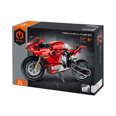 Im Master Mechanical Master Motorcycle Set 557 Pcs 6833 Merah