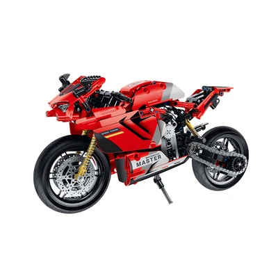 Gambar Im Master Mechanical Master Motorcycle Set 557 Pcs 6833 - Merah