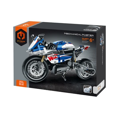 Gambar Im Master Mechanical Master Motorcycle Set 542 Pcs 6834 - Biru