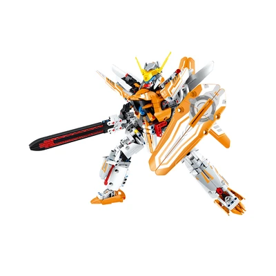 Gambar Im Master Mechanical Master Building Block Mecha Set 833 Pcs 6821 - Oranye/putih