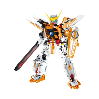 Gambar Im Master Mechanical Master Building Block Mecha Set 833 Pcs 6821 - Oranye/putih