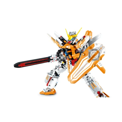 Gambar Im Master Mechanical Master Building Block Mecha Set 833 Pcs 6821 - Oranye/putih