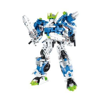 Gambar Im Master Mechanical Master Mecha Set 941 Pcs 6823 - Biru/putih