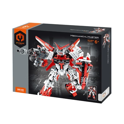 Gambar Im Master Mechanical Master Mecha Set 1100 Pcs 6824 - Merah/putih