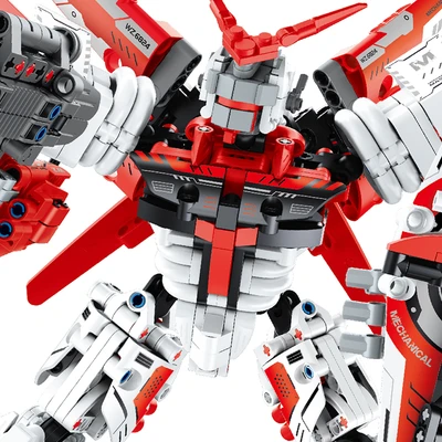 Gambar Im Master Mechanical Master Mecha Set 1100 Pcs 6824 - Merah/putih