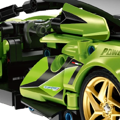 Gambar Im Master Mechanical Master Programming Super Car Set 429 Pcs 8042 - Hijau