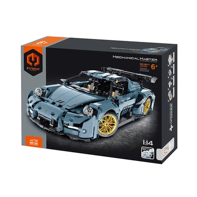 Gambar Im Master Mechanical Master Supercar Set 1221 Pcs - Biru