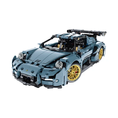 Gambar Im Master Mechanical Master Supercar Set 1221 Pcs - Biru