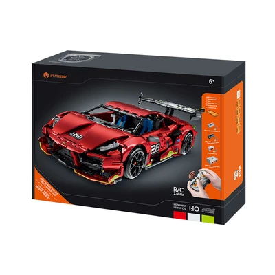 Gambar Im Master Wind Electroplate Super Car Set 1835 Pcs 9829-2 - Merah