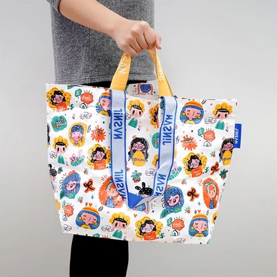 Gambar Ataru Tas Belanja People Large - Putih