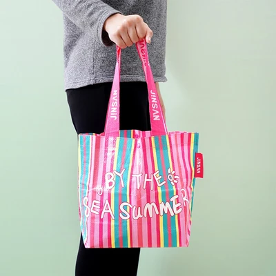 Gambar Ataru Tas Belanja By The Sea Summer Small - Pink