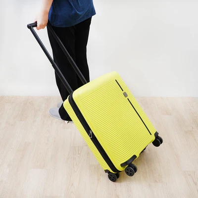 Gambar Luggo Sausalito Koper PP TSA Lock Expandable 20 Inch - Kuning Neon