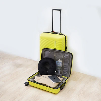 Gambar Luggo Sausalito Koper PP TSA Lock Expandable 20 Inch - Kuning Neon