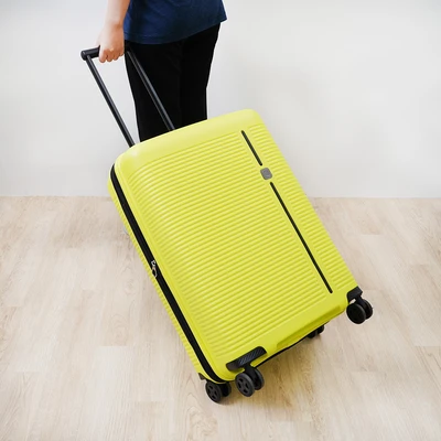 Gambar Luggo Sausalito Koper PP TSA Lock Expandable 24 Inch - Kuning Neon