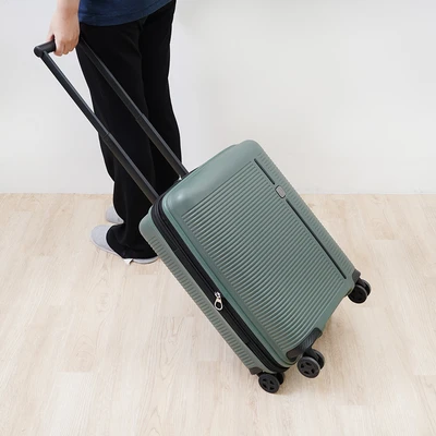 Gambar Luggo Sausalito Koper PP TSA Lock Expandable 20 Inch - Hijau Mineral